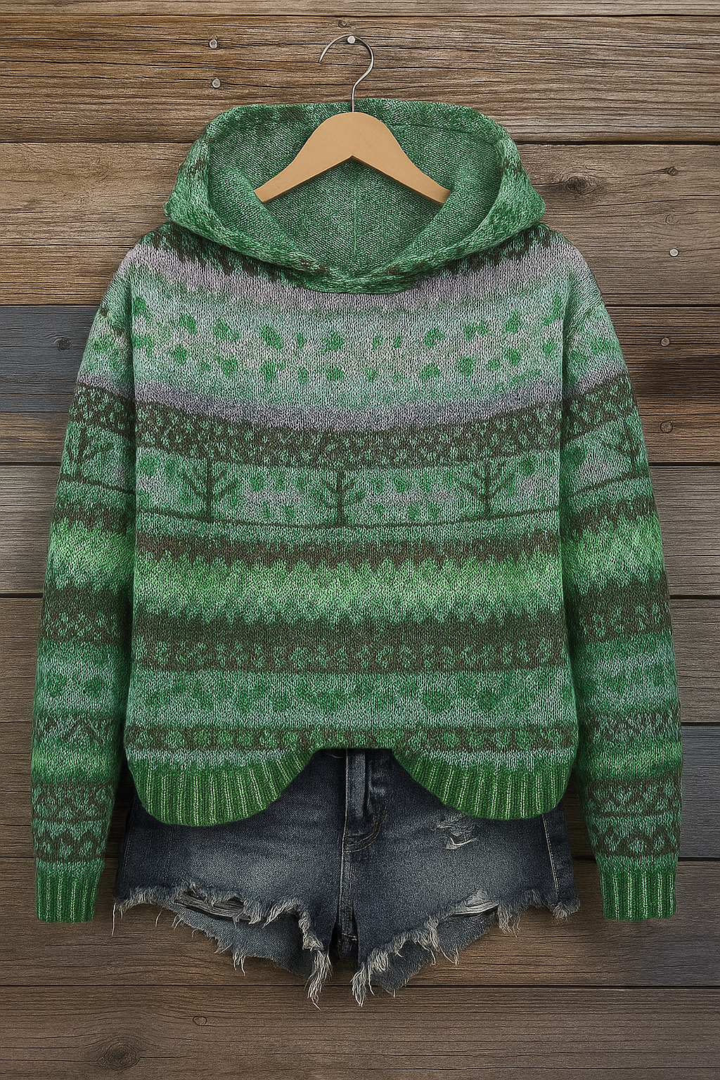 Sofia™ | Tidlöst Mönster Hoodie