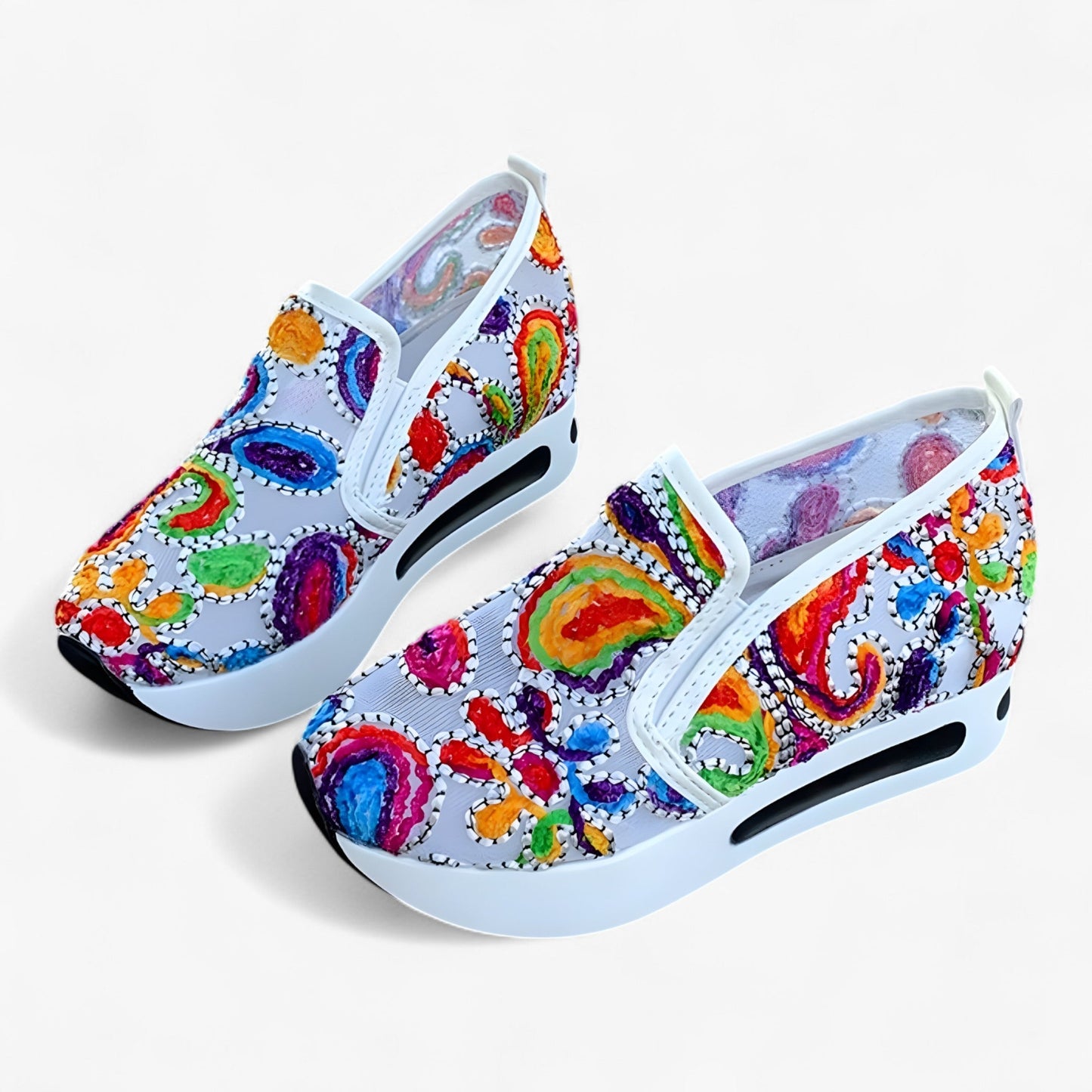 Greta™ | Broderade skor – Eleganta och bekväma