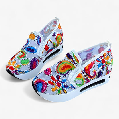 Greta™ | Broderade skor – Eleganta och bekväma
