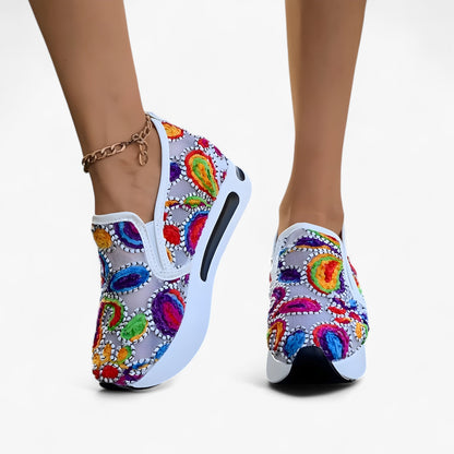 Greta™ | Broderade skor – Eleganta och bekväma